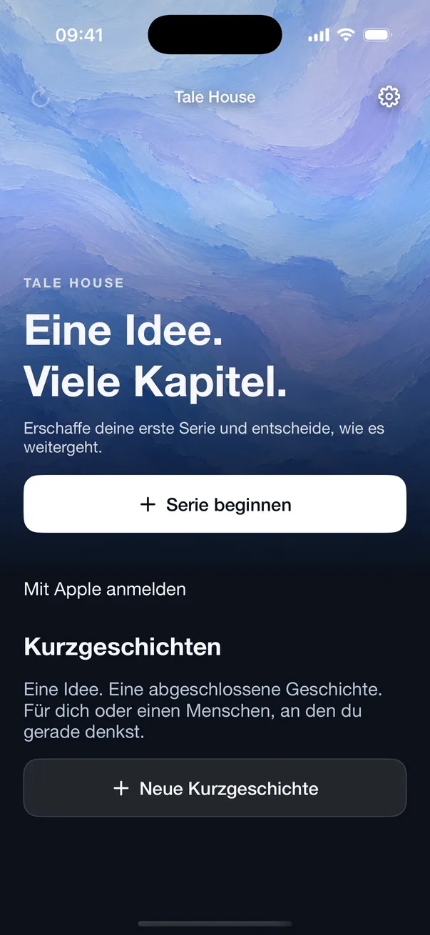 Deine Bibliothek, mit einem klaren Einstieg.