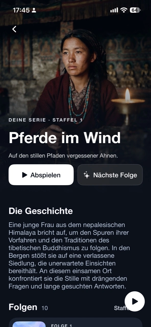 Tale House: Pferde im Wind